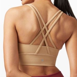 Lululemon Energy Bra Long Line *Medium Support, B-D Cup Beach Wood